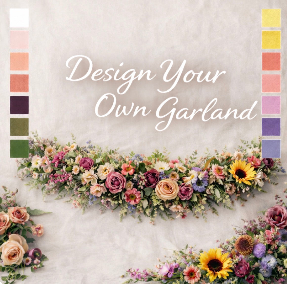 Faux Floral Garlands