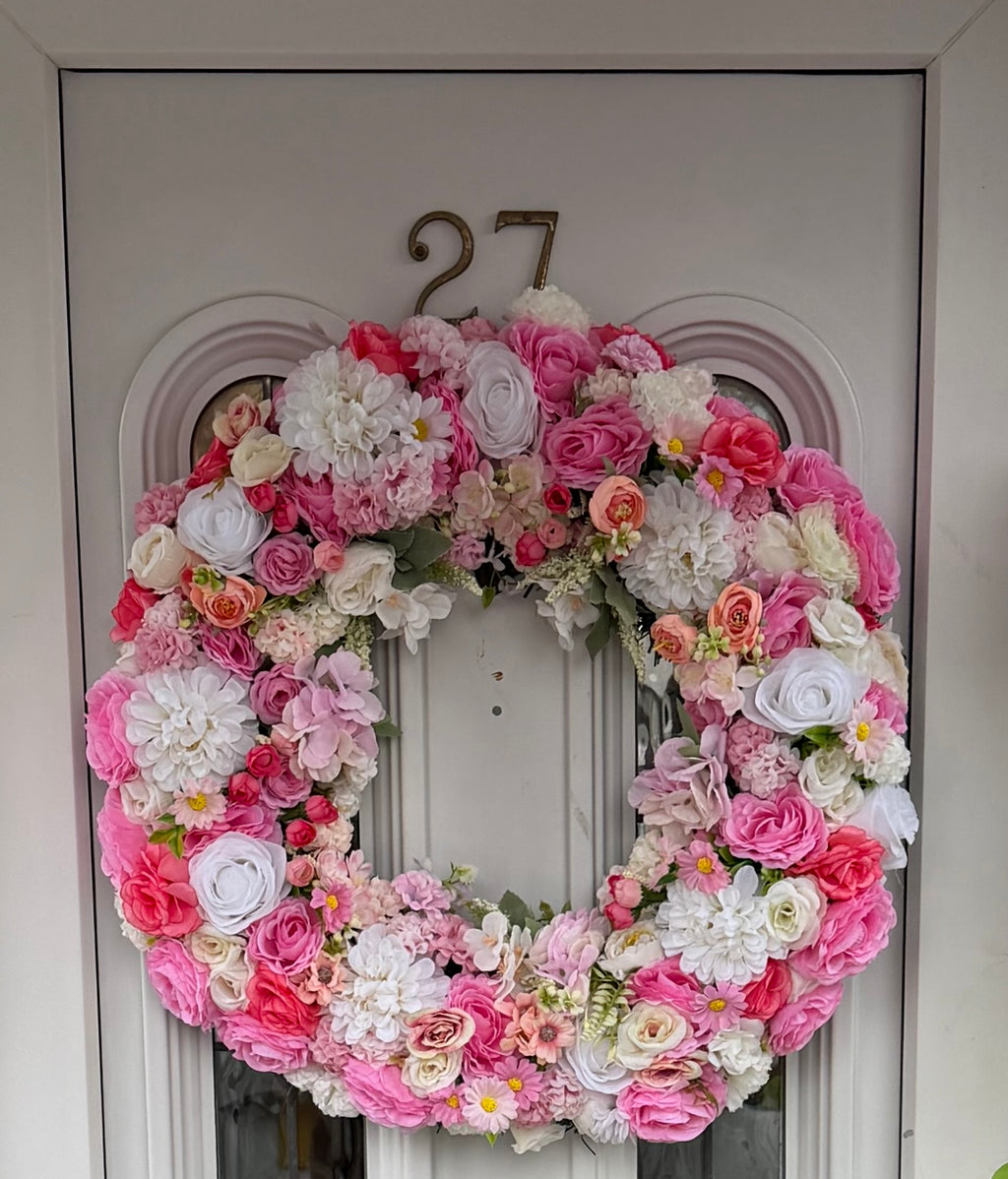 Pink & White Floral Bloom