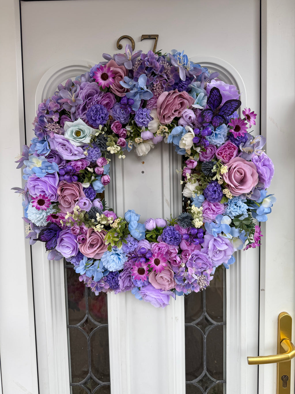 Lilac & Blue Floral Bloom