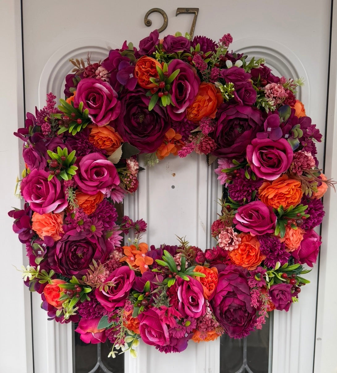 Design your own Floral Bloom Wreath