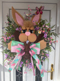 Chocolate Bunny Wreath
