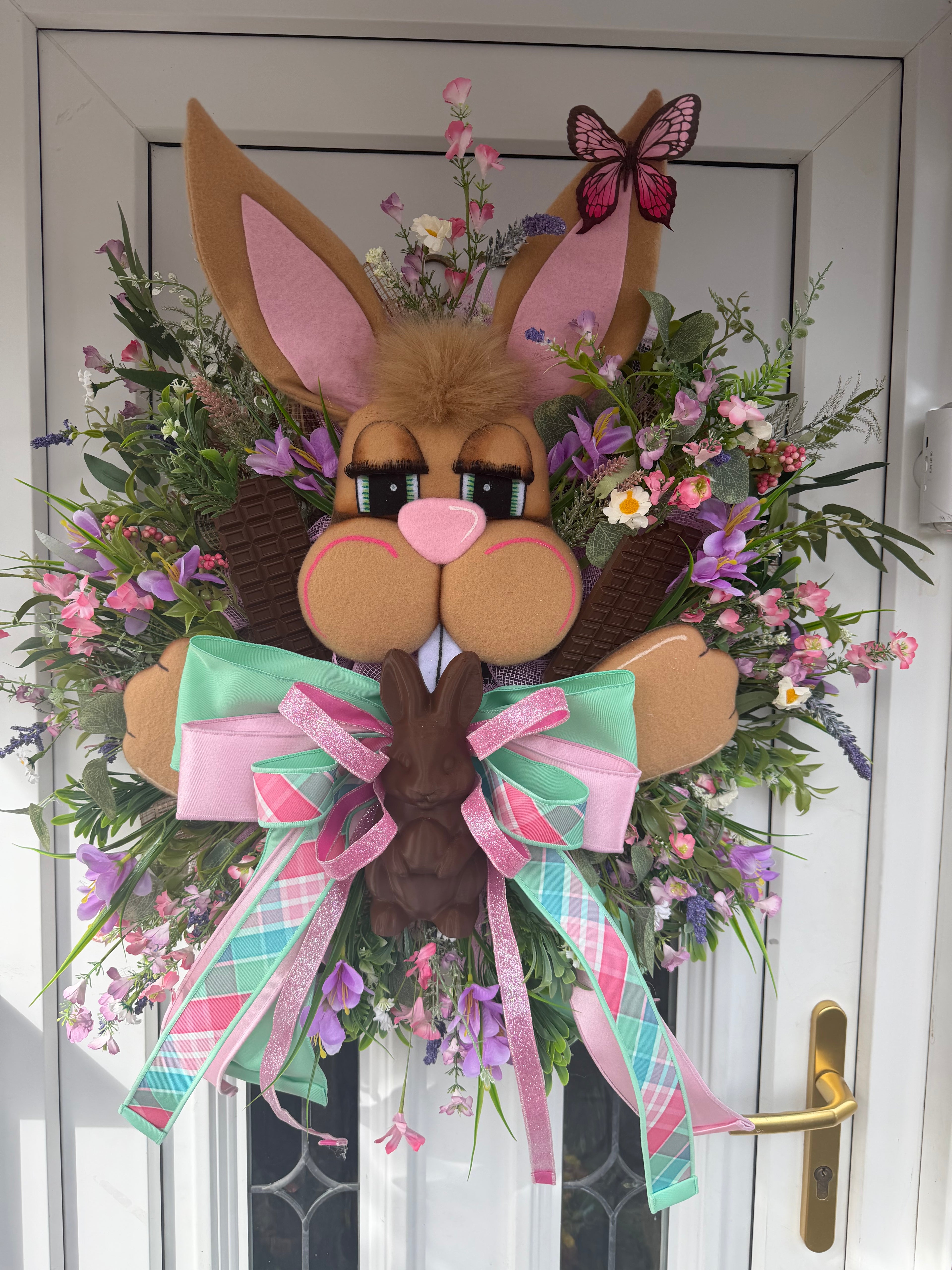 Chocolate Bunny Wreath