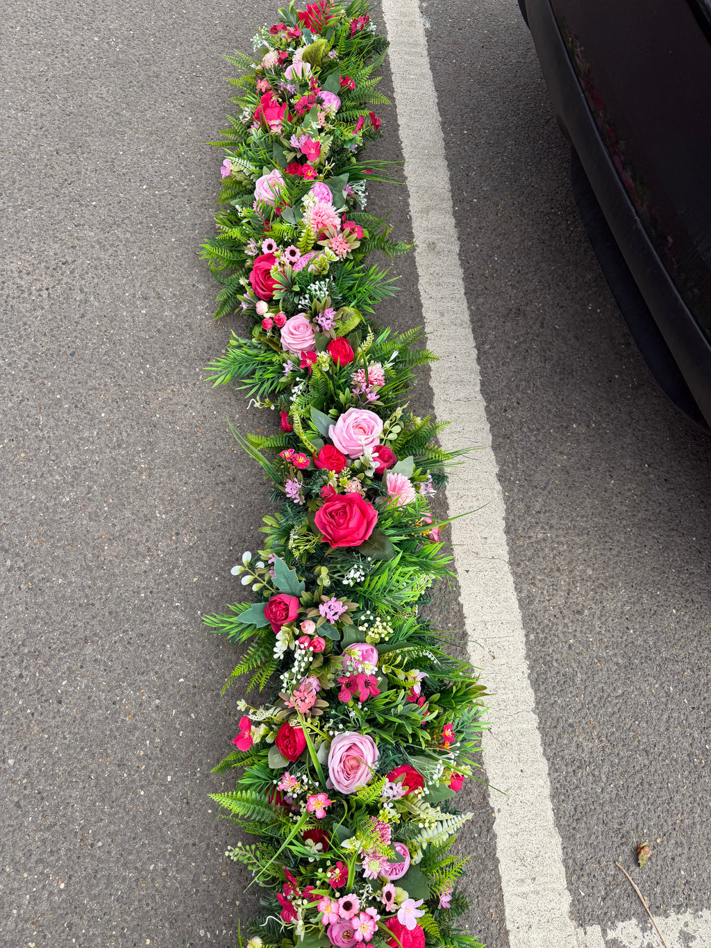 Design Your Own 1.35m  Faux Floral Garland (Colour Selection)